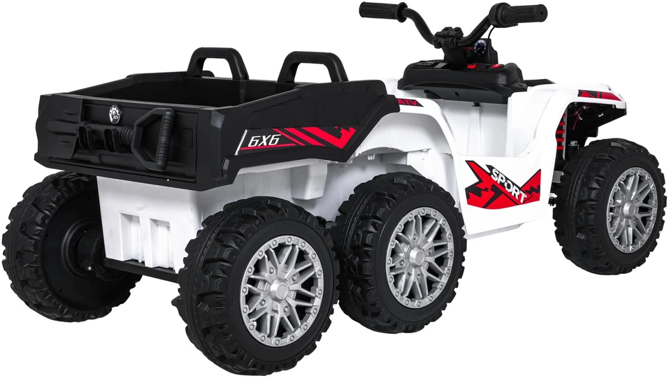 Dvivietis elektrinis keturratis Extreme Sport TX ATV 4x4, Baltas