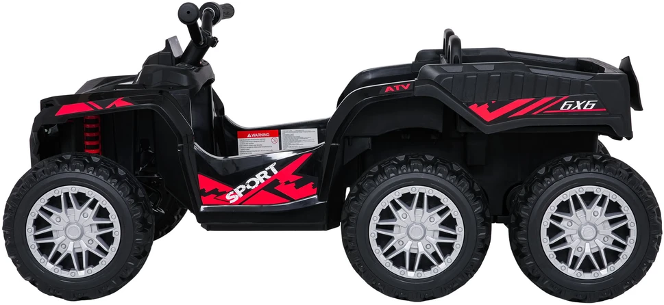 Dvivietis elektrinis keturratis Extreme Sport TX ATV 4x4, Juodas