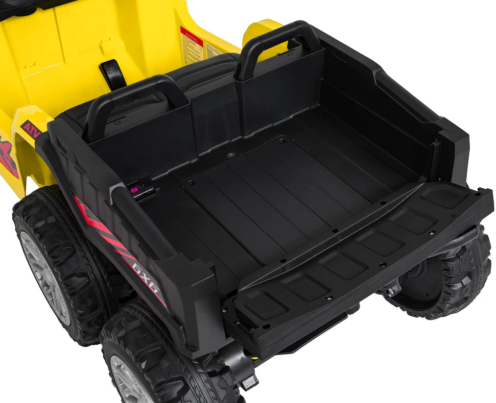 Dvivietis elektrinis keturratis Extreme Sport TX ATV 4x4, Geltona