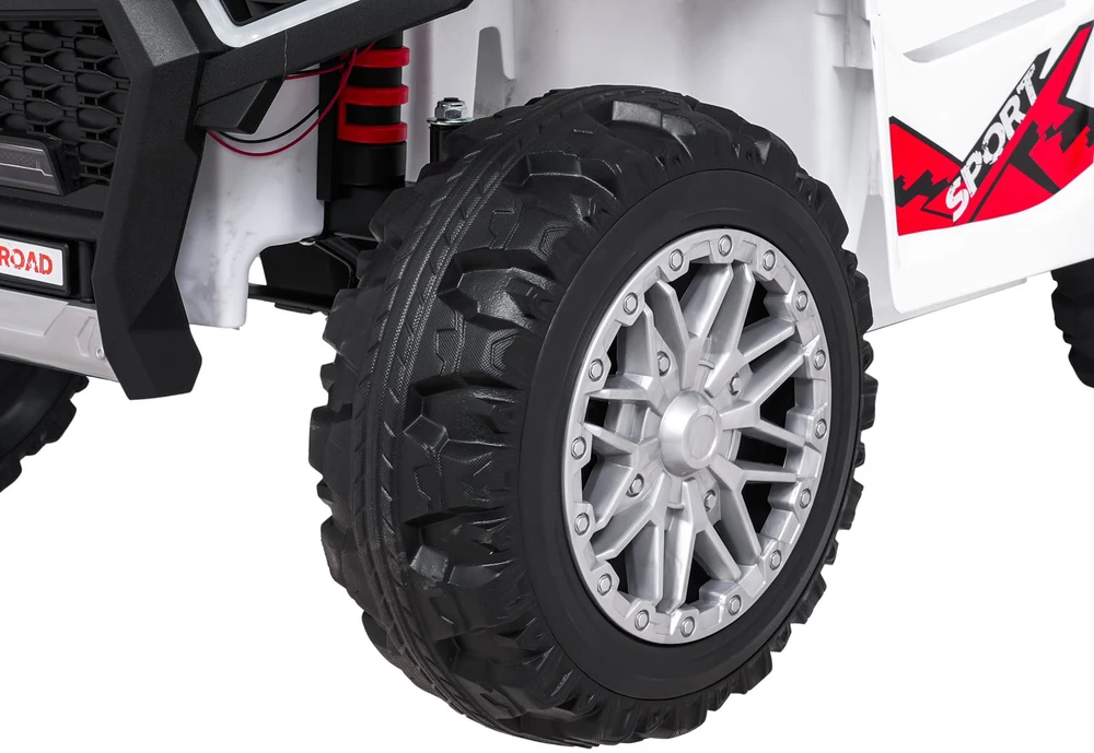 Dvivietis elektrinis keturratis Extreme Sport TX ATV 4x4, Baltas