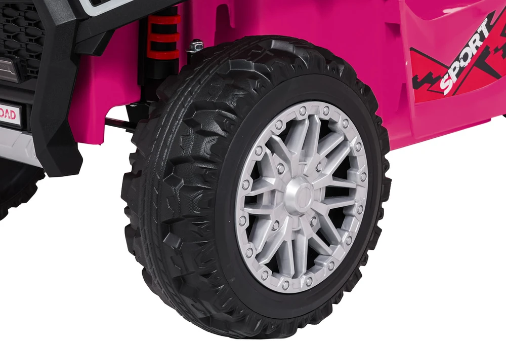 Dvivietis elektrinis keturratis Extreme Sport TX ATV 4x4, Rožinė
