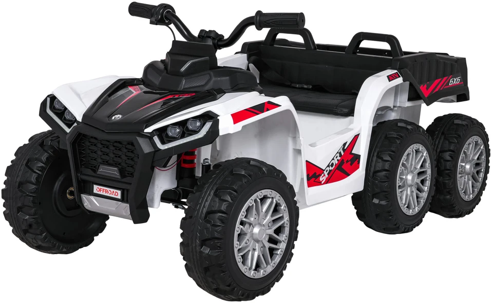 Dvivietis elektrinis keturratis Extreme Sport TX ATV 4x4, Baltas
