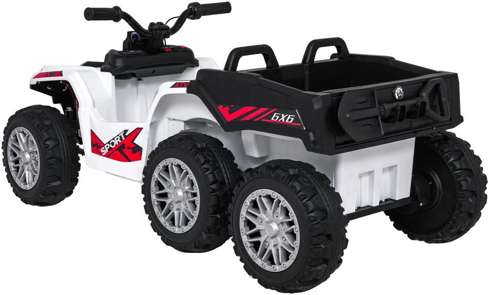 Dvivietis elektrinis keturratis Extreme Sport TX ATV 4x4, Baltas