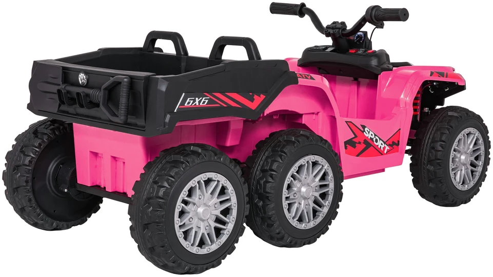 Dvivietis elektrinis keturratis Extreme Sport TX ATV 4x4, Rožinė