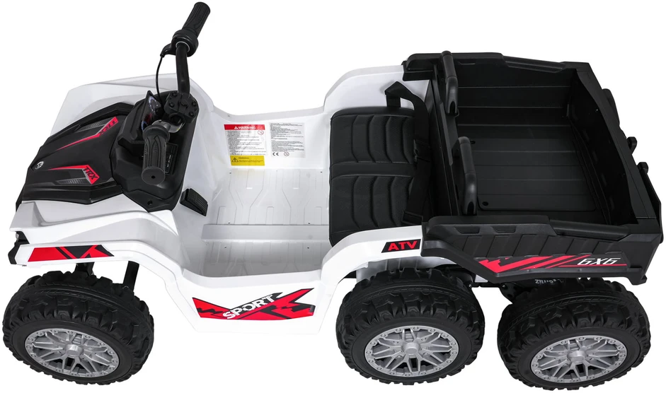Dvivietis elektrinis keturratis Extreme Sport TX ATV 4x4, Baltas