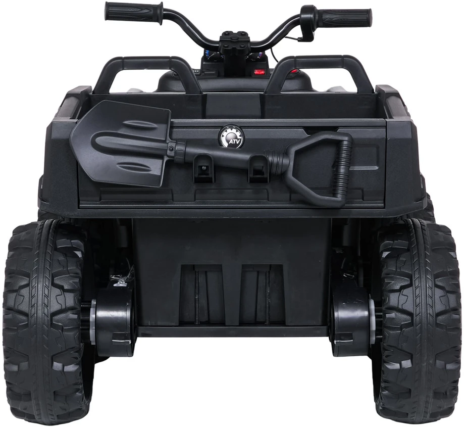 Dvivietis elektrinis keturratis Extreme Sport TX ATV 4x4, Juodas