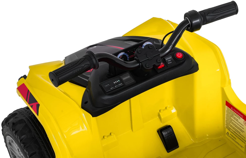 Dvivietis elektrinis keturratis Extreme Sport TX ATV 4x4, Geltona
