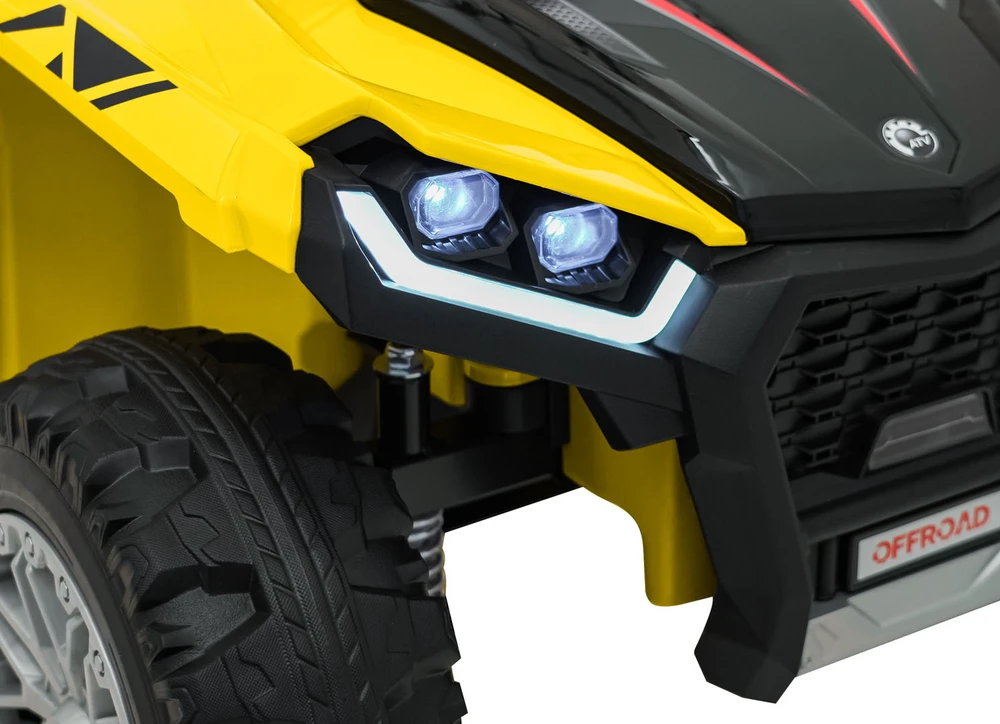 Dvivietis elektrinis keturratis Extreme Sport TX ATV 4x4, Geltona