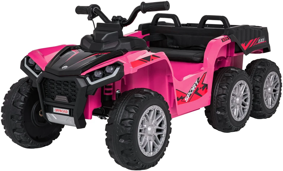 Dvivietis elektrinis keturratis Extreme Sport TX ATV 4x4, Rožinė