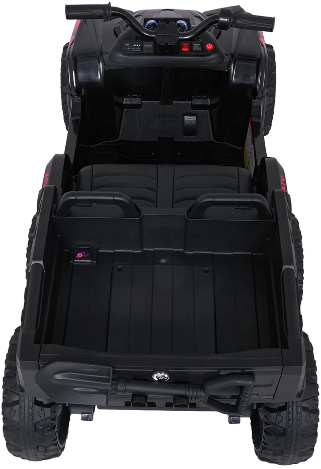 Dvivietis elektrinis keturratis Extreme Sport TX ATV 4x4, Juodas