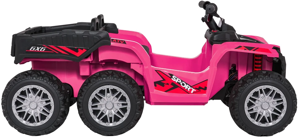 Dvivietis elektrinis keturratis Extreme Sport TX ATV 4x4, Rožinė