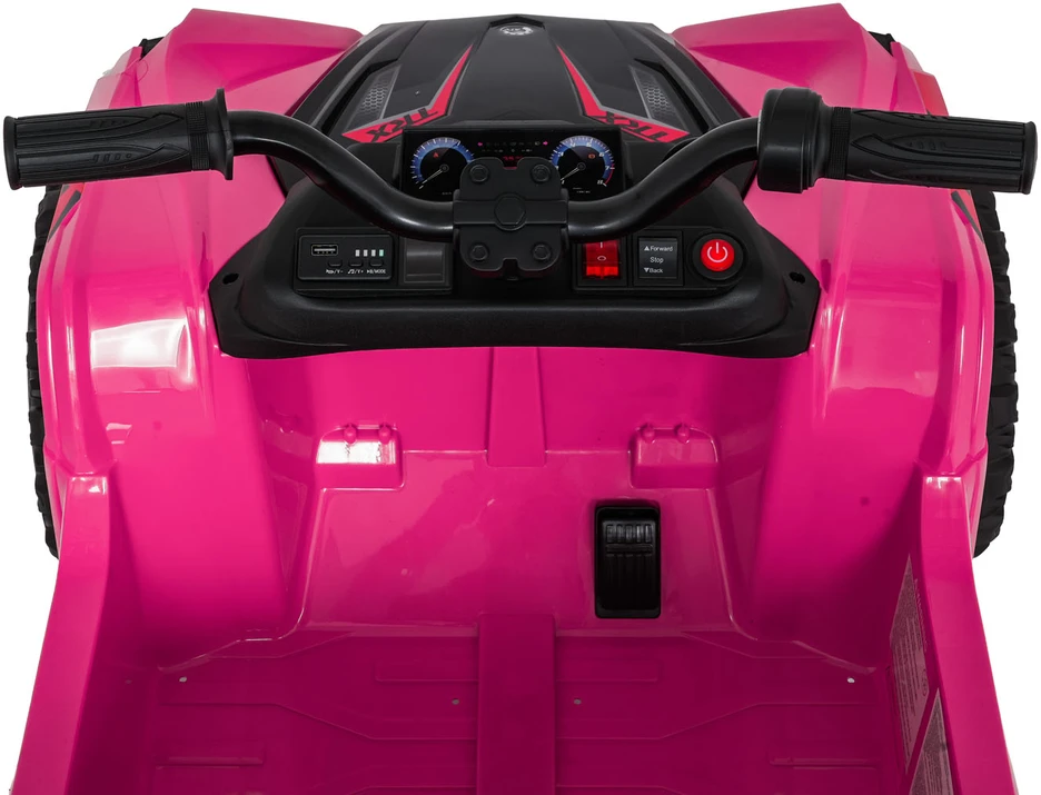 Dvivietis elektrinis keturratis Extreme Sport TX ATV 4x4, Rožinė