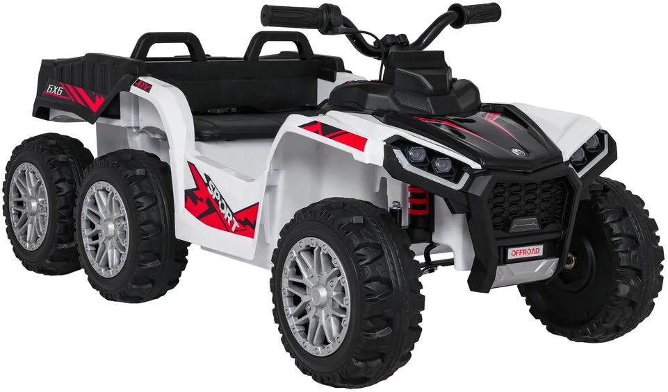 Dvivietis elektrinis keturratis Extreme Sport TX ATV 4x4, Baltas