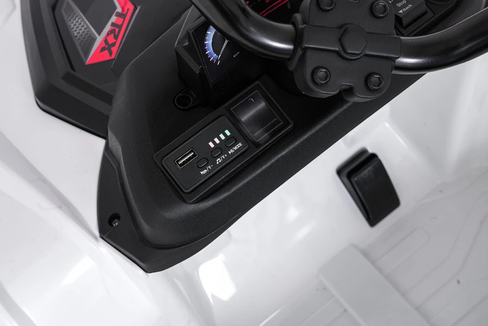 Dvivietis elektrinis keturratis Extreme Sport TX ATV 4x4, Baltas