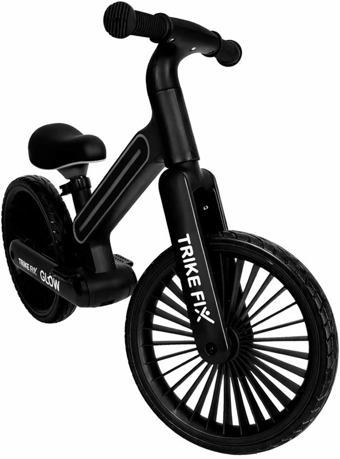 Balansinis dviratis Trike Fix Glow LED rėmas, juodas