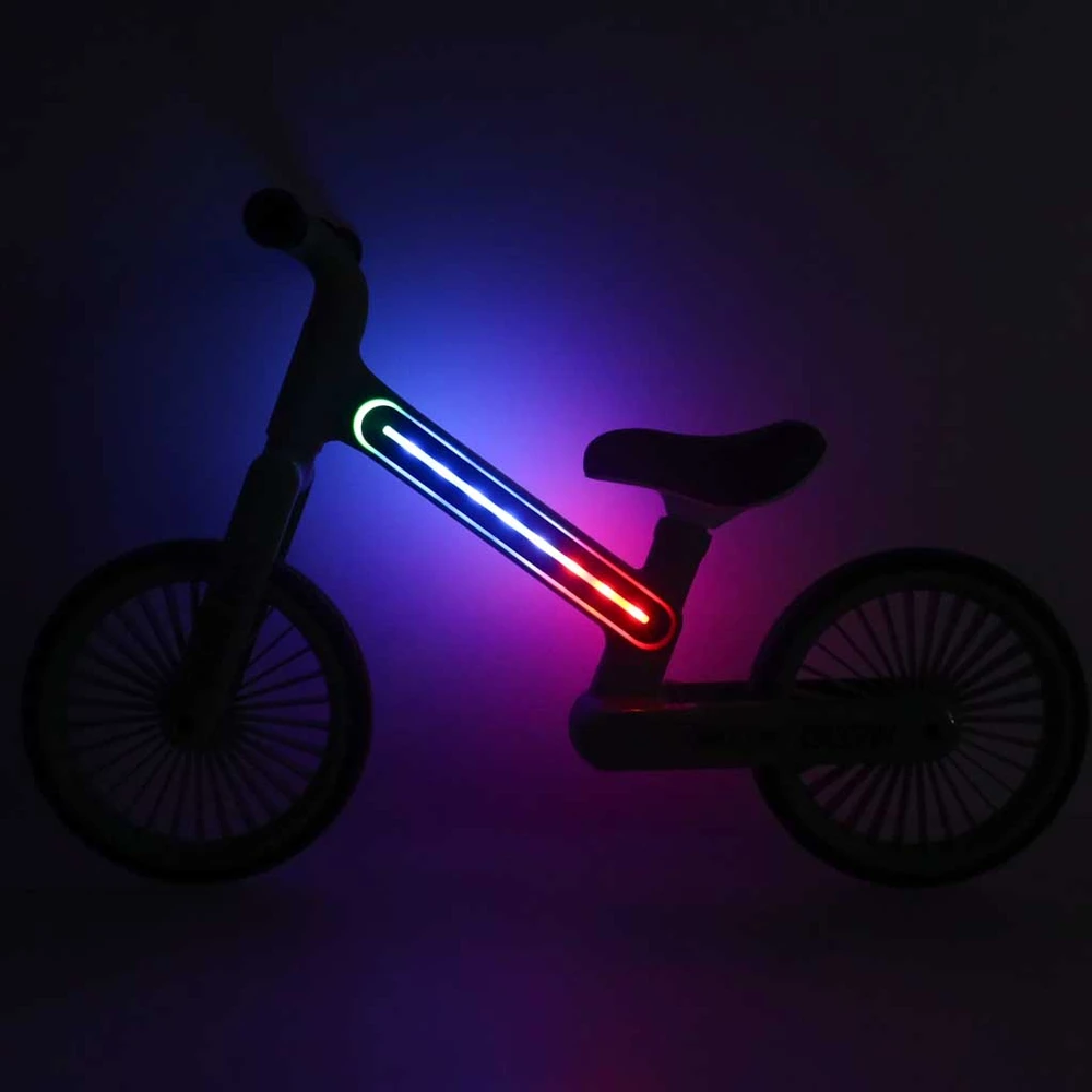Baby Mix Balansinis dviratis Trike Fix Glow LED rėmas, žalias