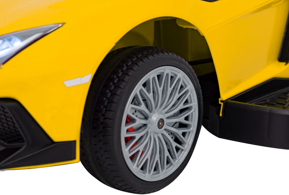 Ramiz Vaikiškas Lamborghini Aventador SV elektrinis triratukas su garsais ir LED šviesomis, iki 30 kg