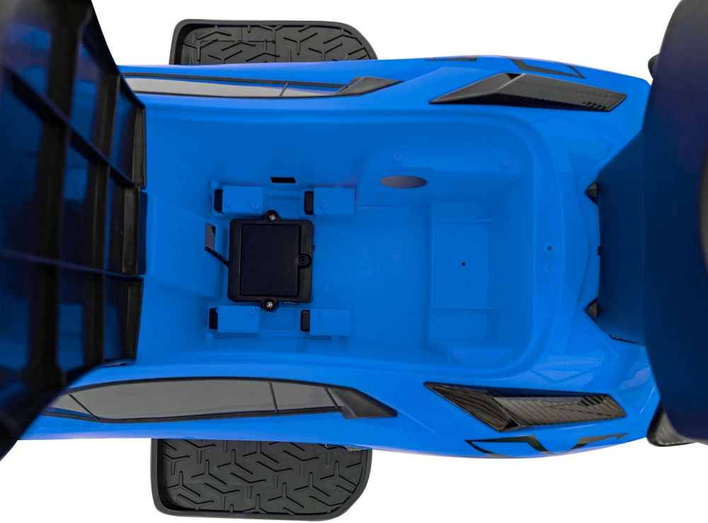 Ramiz Vaikiškas Lamborghini Aventador SV elektrinis triratukas su garsais ir LED šviesomis, iki 30 kg, juodas