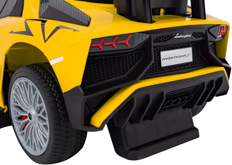 Ramiz Vaikiškas Lamborghini Aventador SV elektrinis triratukas su garsais ir LED šviesomis, iki 30 kg