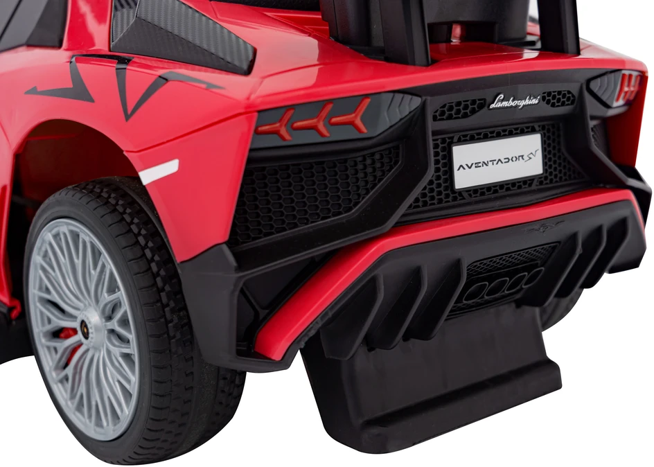 Ramiz Vaikiškas Lamborghini Aventador SV elektrinis paspirtukas su garsais ir LED šviesomis, iki 30 kg