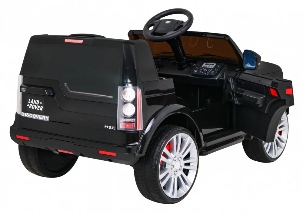Ramiz Elektromobilis Land Rover Discovery, juodas