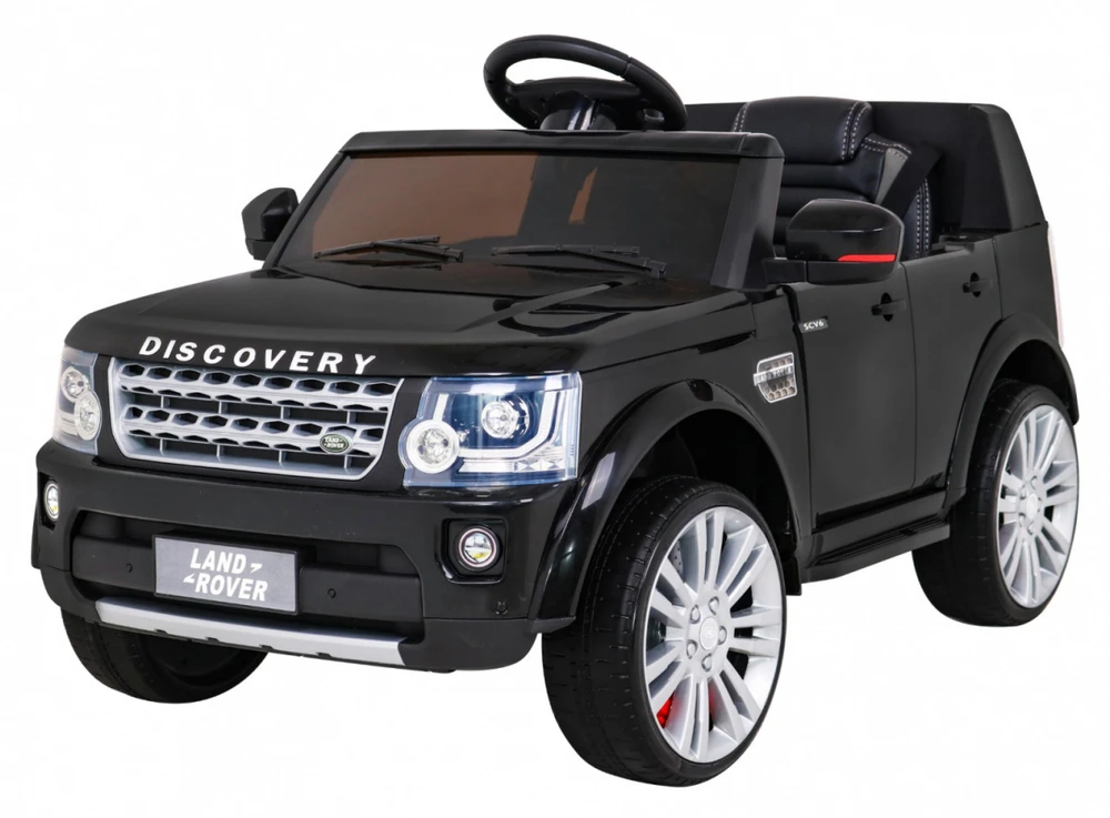 Ramiz Elektromobilis Land Rover Discovery, juodas
