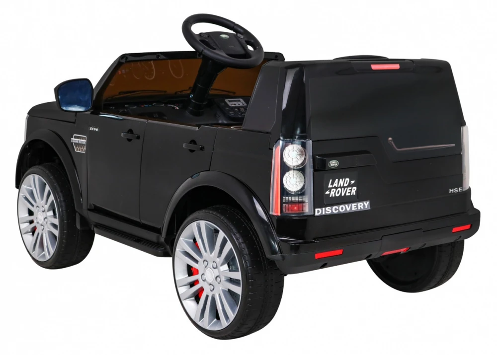 Ramiz Elektromobilis Land Rover Discovery, juodas