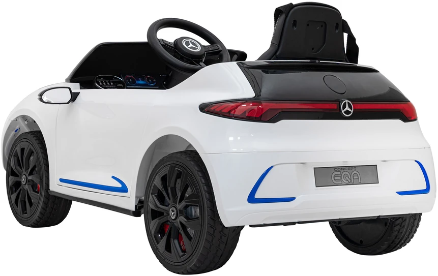 Elektrinė mašina vaikams Mercedes Benz AMG EQA baltos spalvos