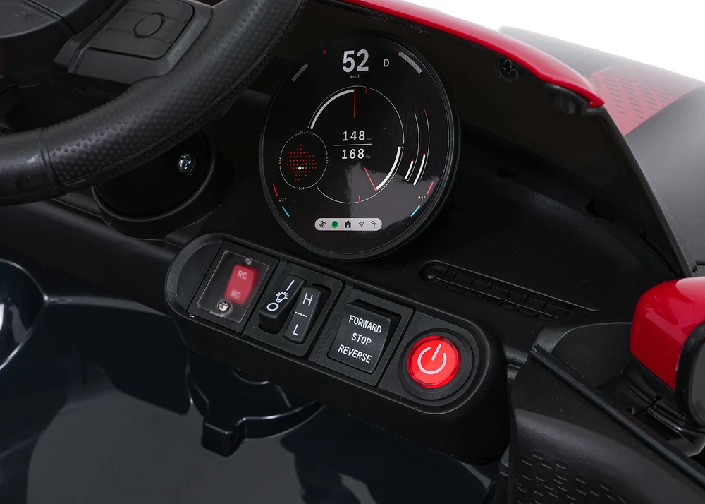 Vaikiškas Mini Cooper elektromobilis su 2x35W varikliais, 3 greičiai, nuo 3 metų