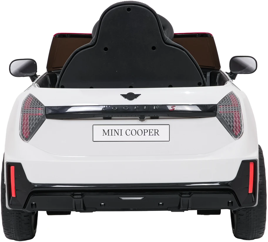 Vaikiškas Mini Cooper elektromobilis su 2x35W varikliais, 3 greičiai, saugos mygtukas, nuo 3 metų