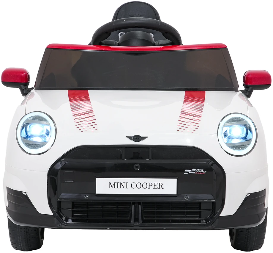 Vaikiškas Mini Cooper elektromobilis su 2x35W varikliais, 3 greičiai, saugos mygtukas, nuo 3 metų