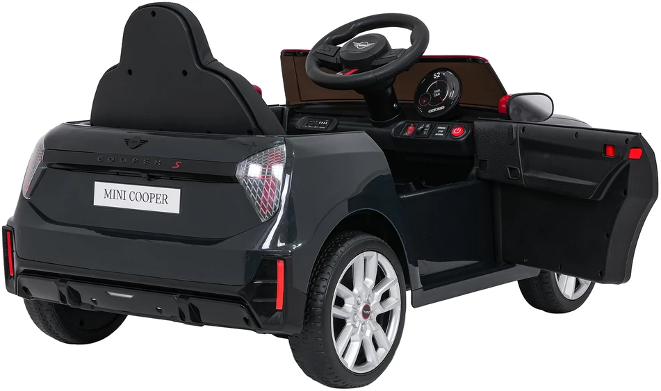 Vaikiškas Mini Cooper elektromobilis su 2x35W varikliais, 3 greičiai, nuo 3 metų