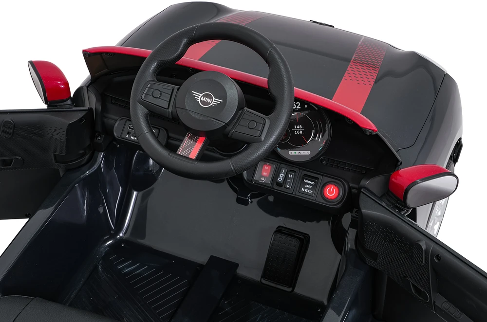 Vaikiškas Mini Cooper elektromobilis su 2x35W varikliais, 3 greičiai, nuo 3 metų