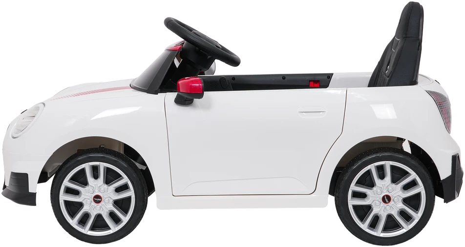 Vaikiškas Mini Cooper elektromobilis su 2x35W varikliais, 3 greičiai, saugos mygtukas, nuo 3 metų