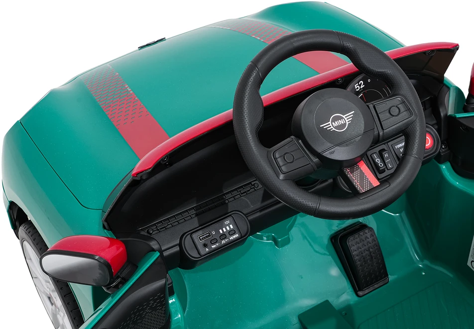 Triton Vaikiškas Mini Cooper elektromobilis su 2x35W varikliais, 3 greičiai, 3-8 m
