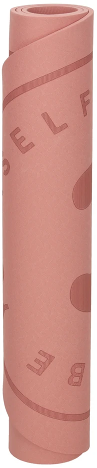 Jogos mankštos švelnus, neslystantis garsą slopinantis kilimėlis 125x61.5x0,6 cm rožinis