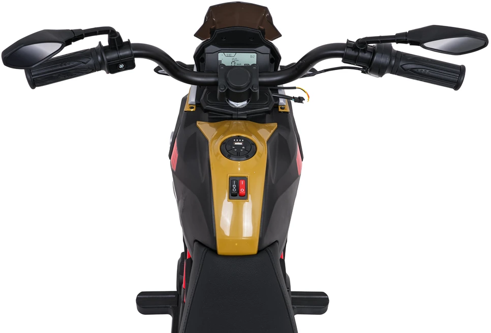 Vaikiškas motociklas BMW G310GS šampano spalvos