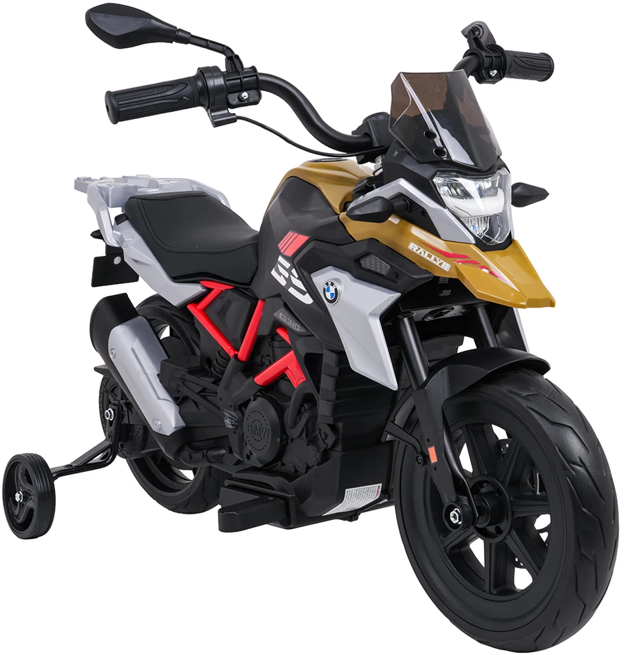 Vaikiškas motociklas BMW G310GS šampano spalvos