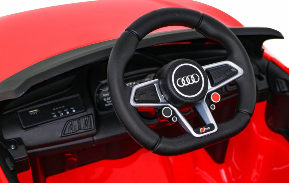 Ramiz Elektromobilis Audi R8 LIFT, Raudona