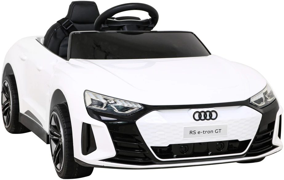 Ramiz Elektrinė mašina vaikams Audi RS E-Tron GT baltos spalvos