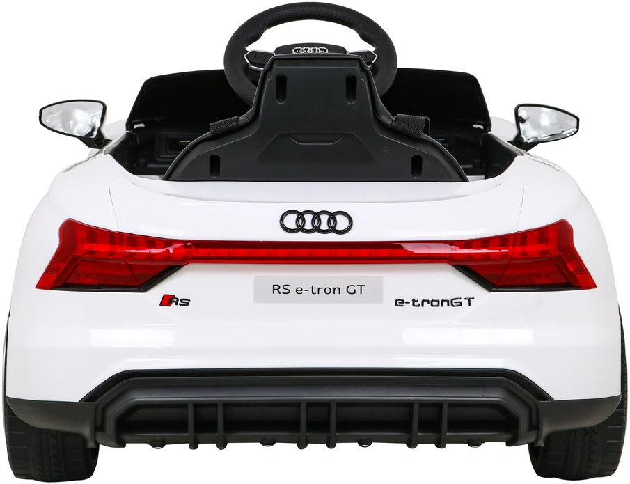 Ramiz Elektrinė mašina vaikams Audi RS E-Tron GT baltos spalvos