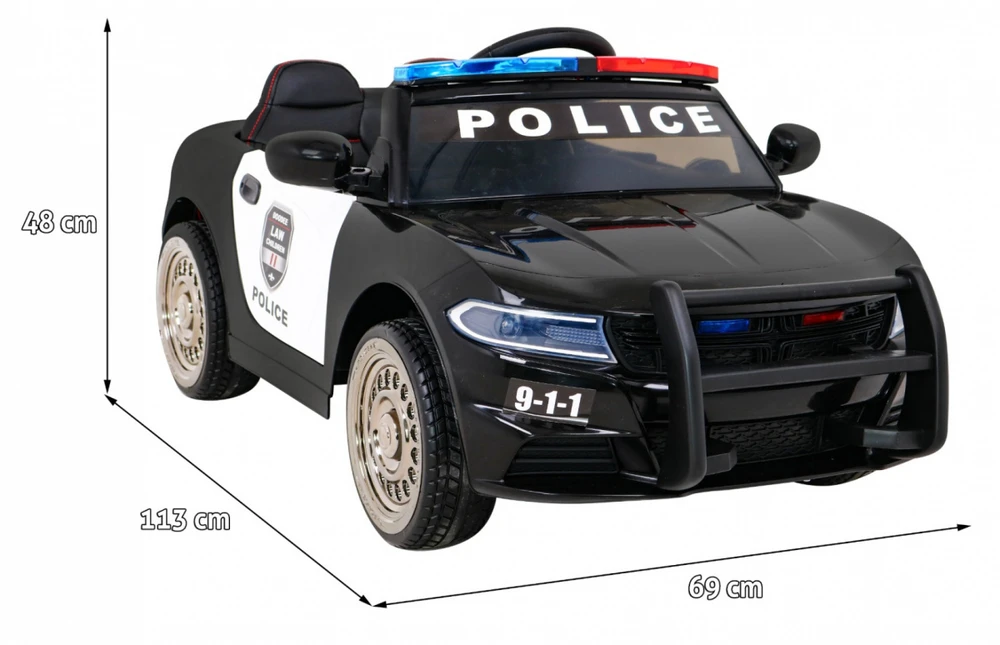 Ramiz Elektrinė mašina vaikams Super-Police Elektrinė mašina vaikams