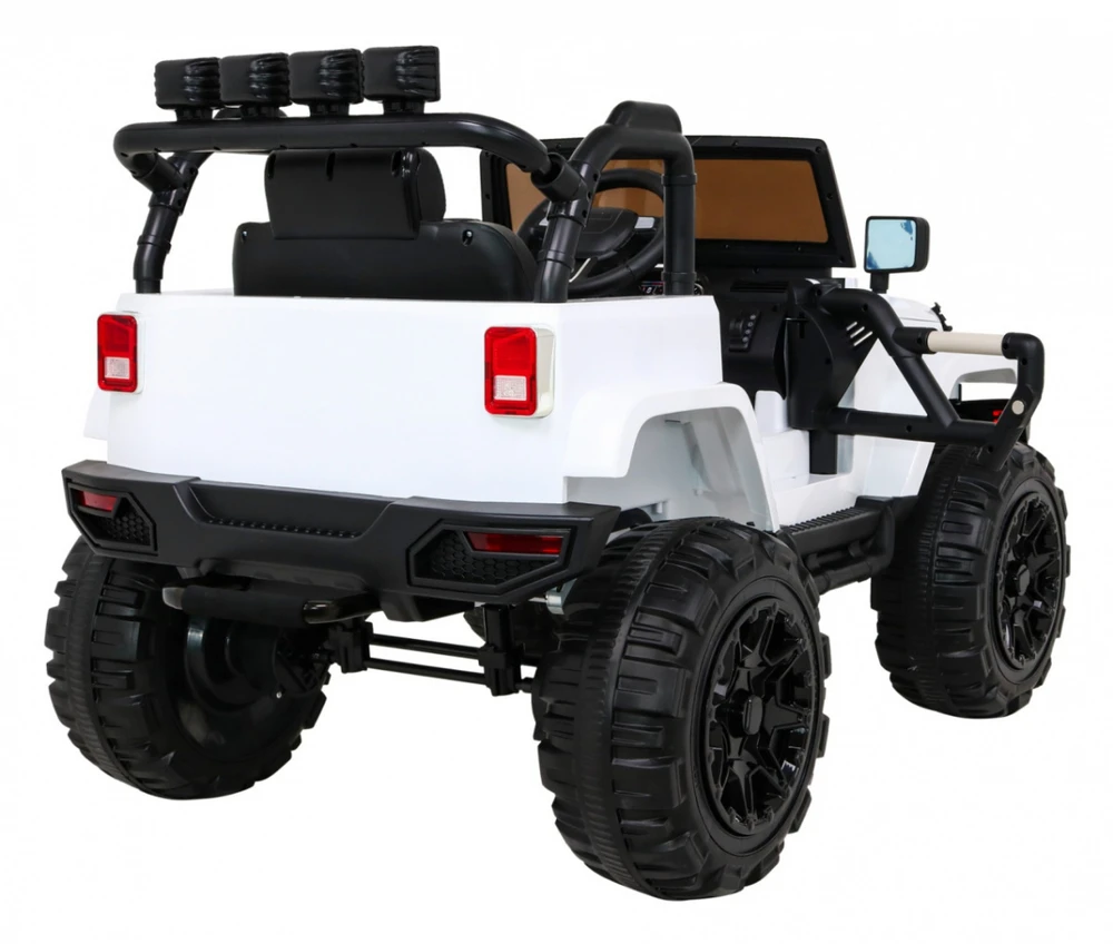 Ramiz Elektromobilis Jeep All Terrain, baltas