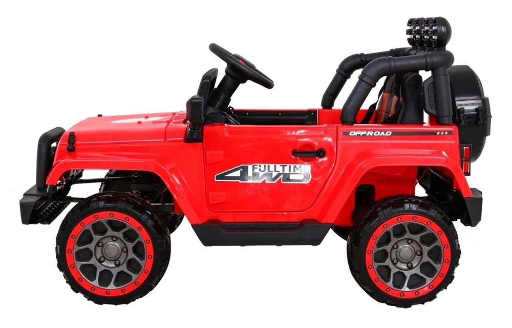 Ramiz Elektromobilis Full Time 4WD 4x4, Raudona
