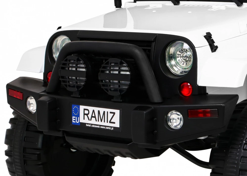 Ramiz Elektromobilis Jeep All Terrain, baltas