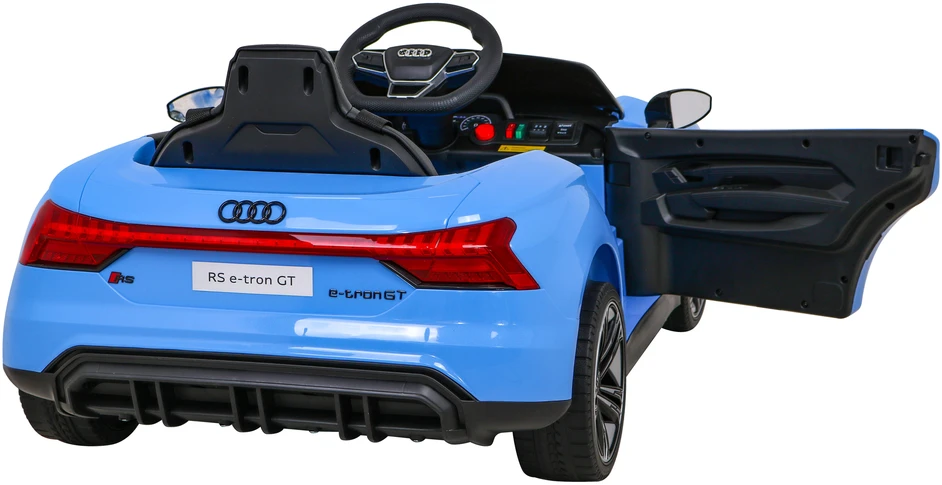 Ramiz Elektrinė mašina vaikams Audi RS E-Tron GT mėlynos spalvos