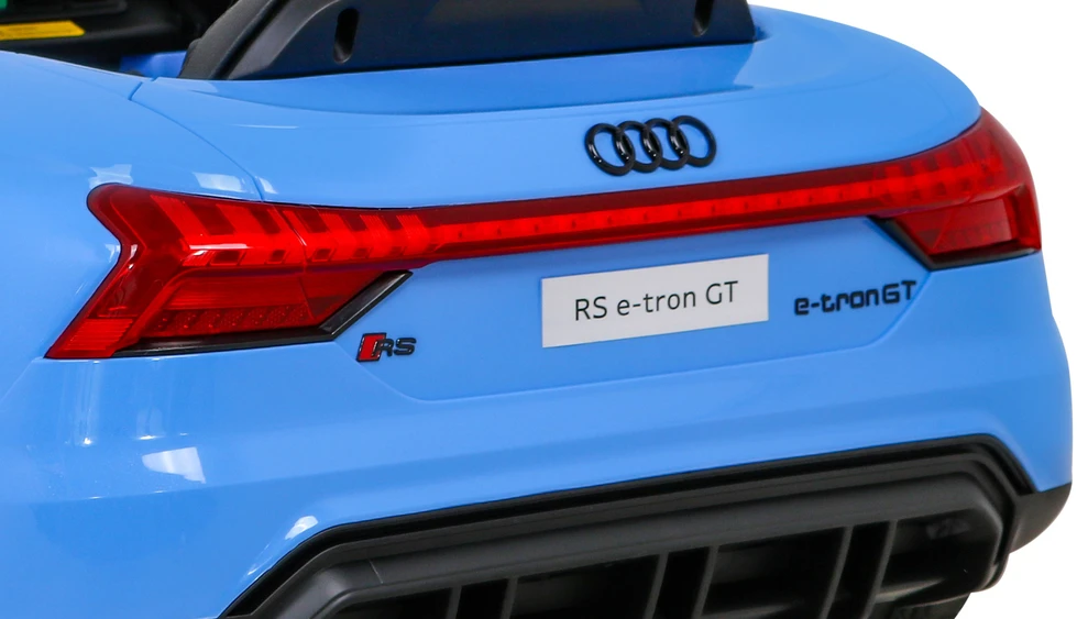 Ramiz Elektrinė mašina vaikams Audi RS E-Tron GT mėlynos spalvos