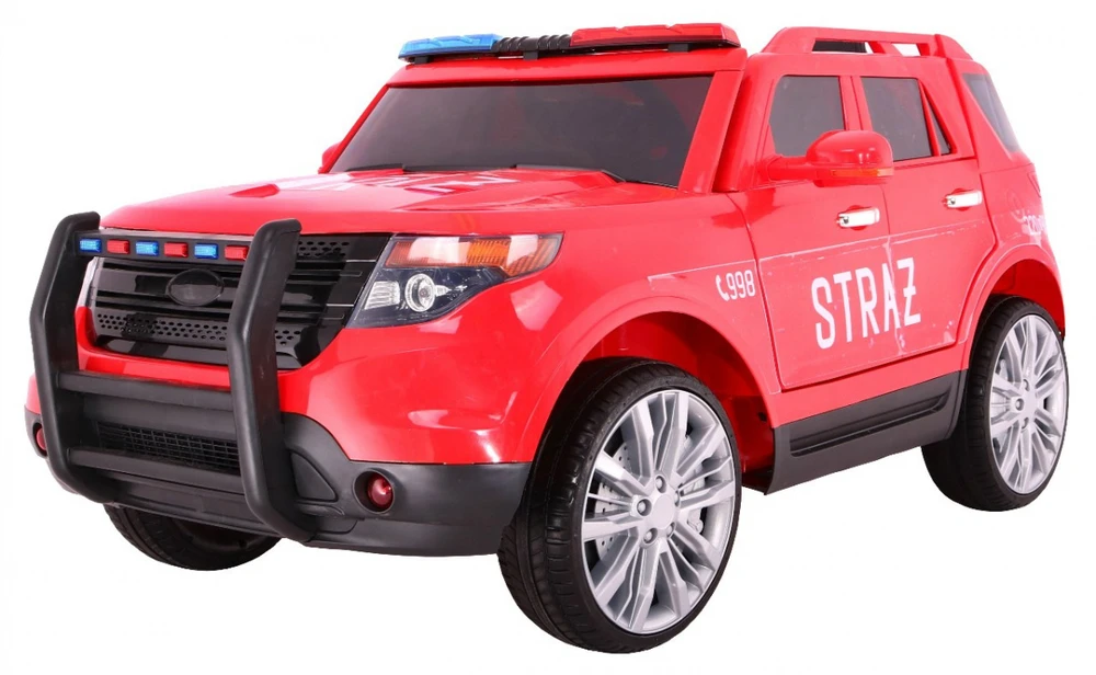 Ramiz Elektromobilis Fire Brigade + sirenos + megafonas
