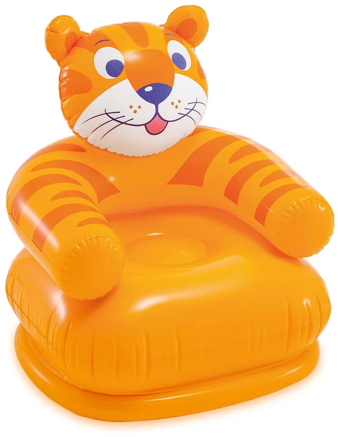 Vaikiškas pripučiamas fotelis Intex „Wesołe Zwierzęta“ 65 x 64 cm, meškiukas