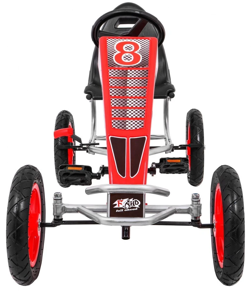 Minamas kartingas Full Ahead AIR, raudonas